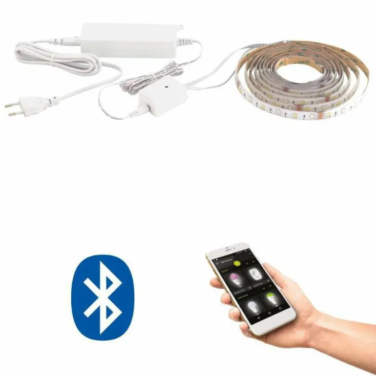 Bande LED Eglo STRIPE-C Blanc, 1 lumière, Changeur de couleurs