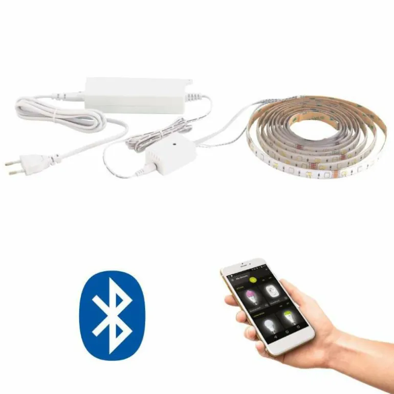 Bande LED Eglo STRIPE-C Blanc, 1 lumière, Changeur de couleurs