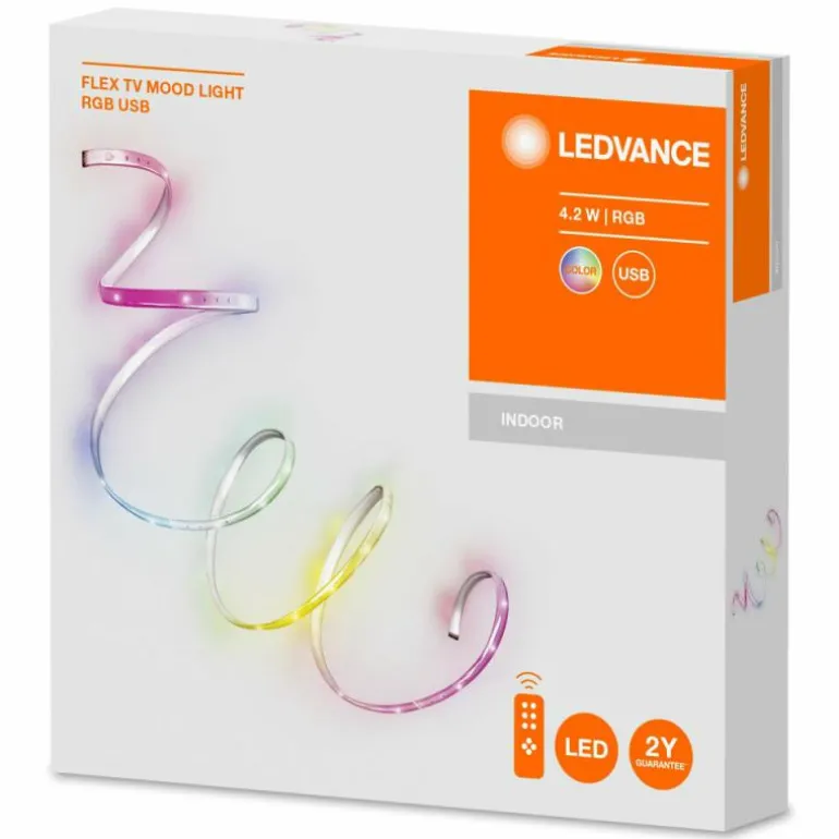Bande LED LEDVANCE MOOD LIGHT Blanc, 1 lumière, Changeur de couleurs