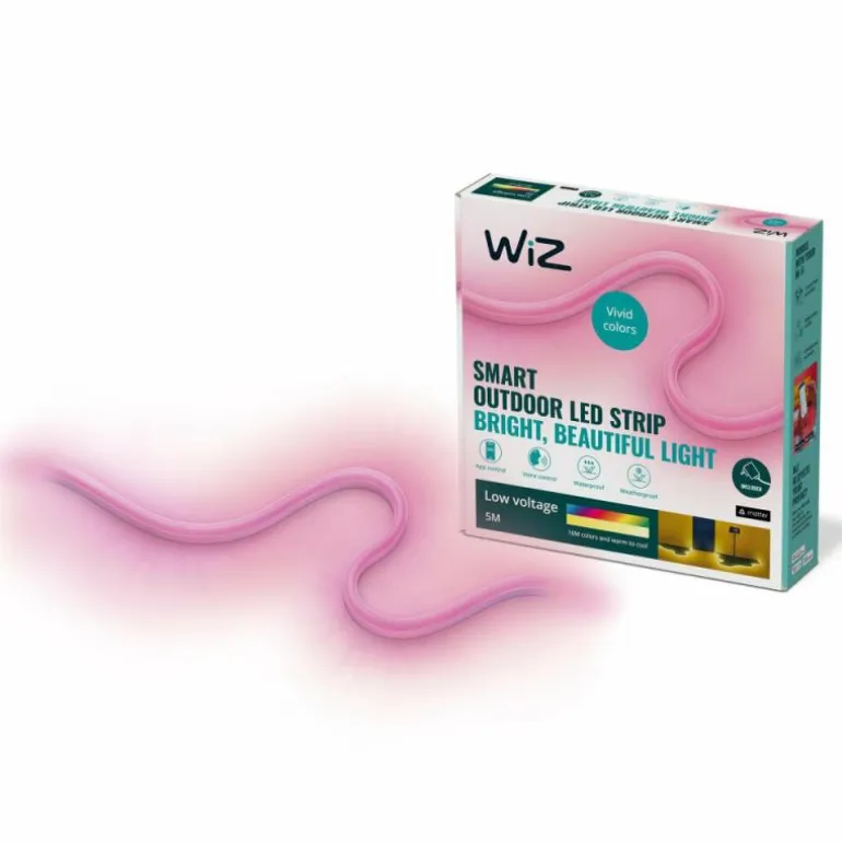 Bande LED Philips WiZ White&Color Blanc, 1 lumière, Changeur de couleurs