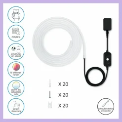 Bande LED Philips WiZ White&Color Blanc, 1 lumière, Changeur de couleurs