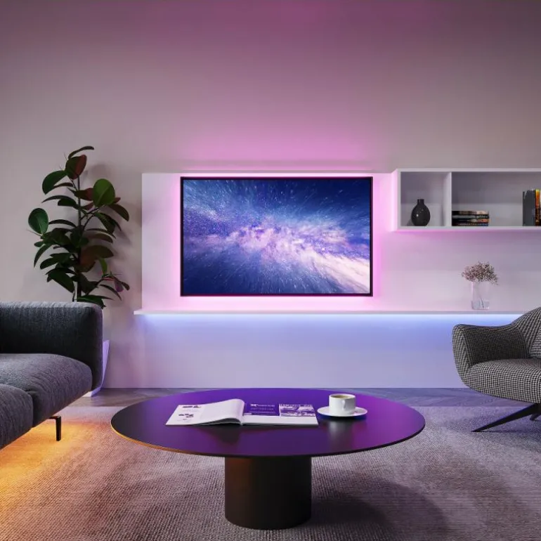 Bande LED Reality RACER Noir, 1 lumière, Télécommandes, Changeur de couleurs