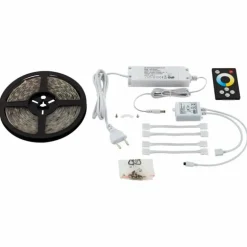 Bande lumineuse LED STRIPES-FLEX Eglo Transparent, 1 lumière, Télécommandes