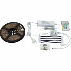 Bande lumineuse LED STRIPES-FLEX Eglo Transparent, 1 lumière, Télécommandes, Changeur de couleurs