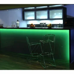 Bandes LED Leuchten Direkt TEANIA Transparent, 1 lumière, Télécommandes, Changeur de couleurs