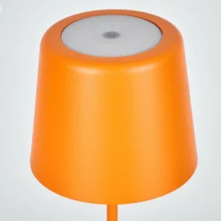 Belece Lampe de table d'extérieur, Lampe à poser LED Orange, 1 lumière