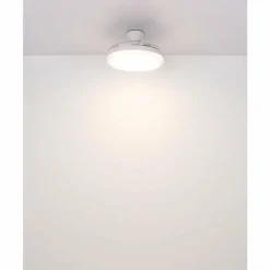 Beliz Ventilateur de plafond lumineux Luminaires Globo Lighting LED Blanc, 1 lumière, Télécommandes