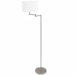 Bella Lampadaire Luminaires Steinhauer Acier brossé, 1 lumière