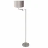 Bella Lampadaire Luminaires Steinhauer Acier brossé, 1 lumière