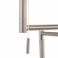 Bella Lampadaire Luminaires Steinhauer Acier brossé, 1 lumière