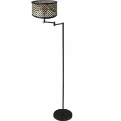 Bella Lampadaire Luminaires Steinhauer Noir, 1 lumière