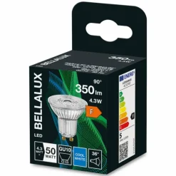 BELLALUX® BELLALUX® LED GU10 4,3 watt 4000 kelvin 350 lumen