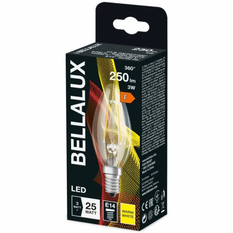 BELLALUX® LED E14 2,5 watt 2700 kelvin 250 lumen