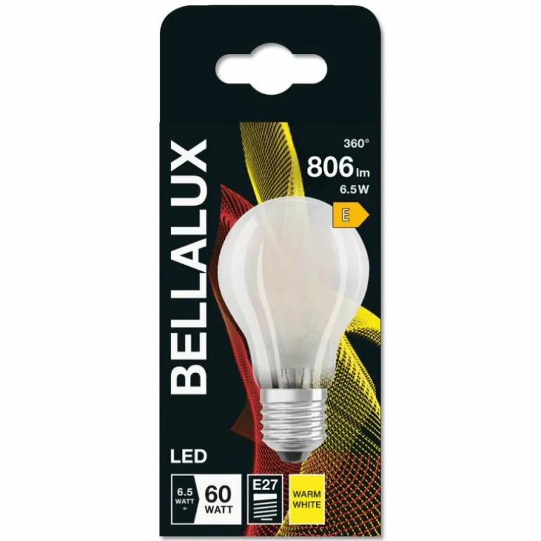 BELLALUX® LED E27 6,5 watt 2700 kelvin 806 lumen