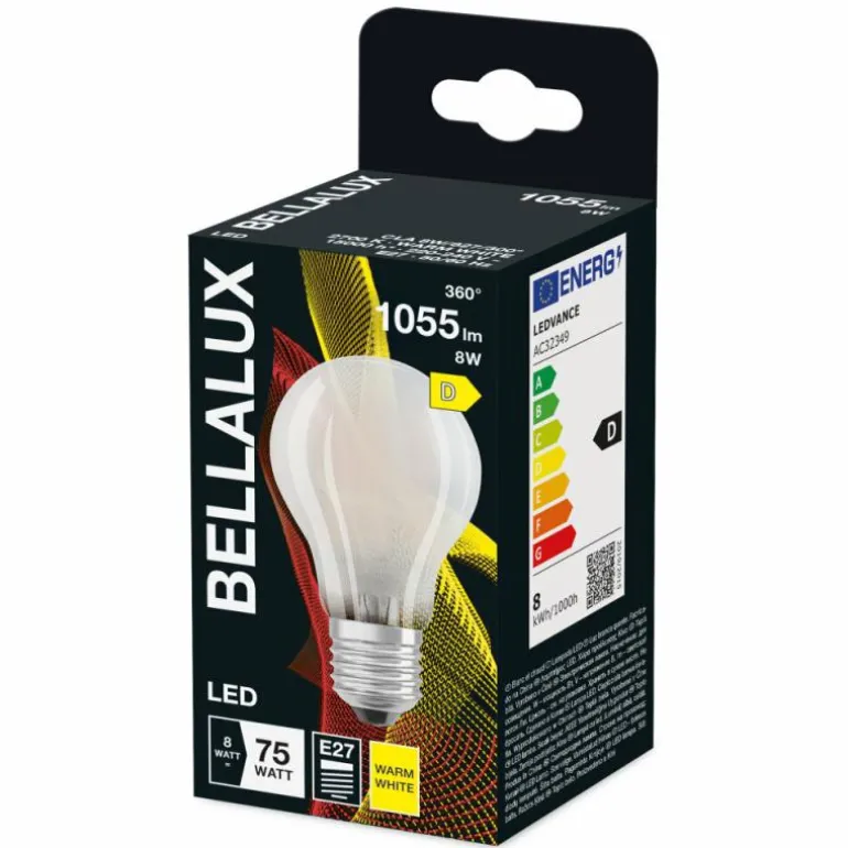 BELLALUX® LED E27 7,5 watt 2700 kelvin 1055 lumen