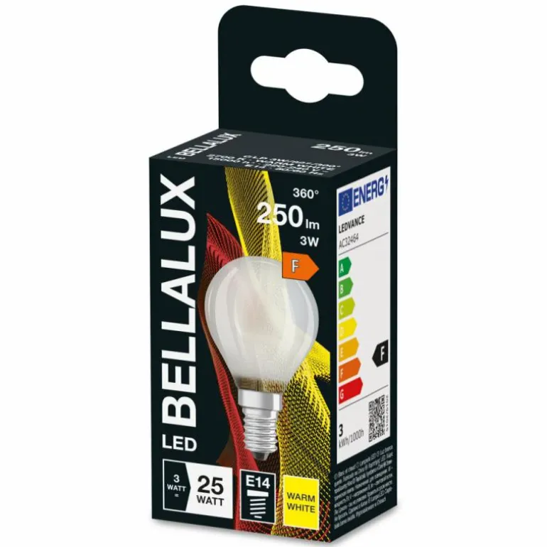 BELLALUX® LED E14 2,5 watt 2700 kelvin 250 lumen