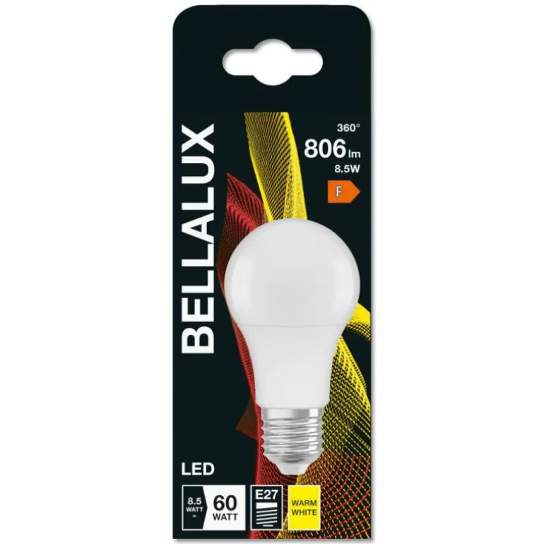BELLALUX® LED E27 8,5 watt 2700 kelvin 806 lumen