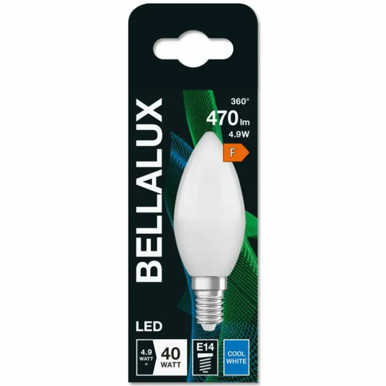 BELLALUX® LED E14 4,9 watt 4000 kelvin 470 lumen