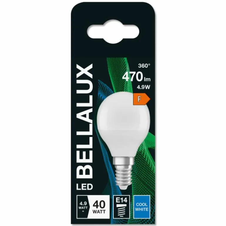 BELLALUX® LED E14 4,9 watt 4000 kelvin 470 lumen