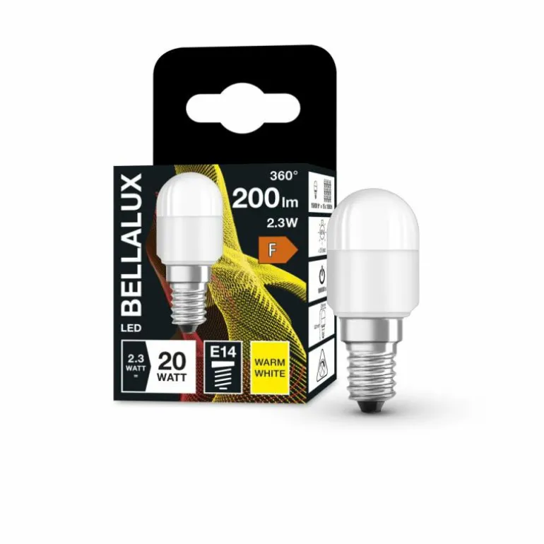 BELLALUX® LED E14 2,3 watt 2700 kelvin 200 lumen
