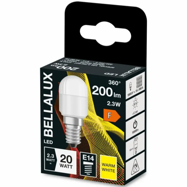 BELLALUX® LED E14 2,3 watt 2700 kelvin 200 lumen
