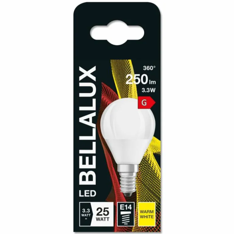 BELLALUX® LED E14 3,3 watt 2700 kelvin 250 lumen