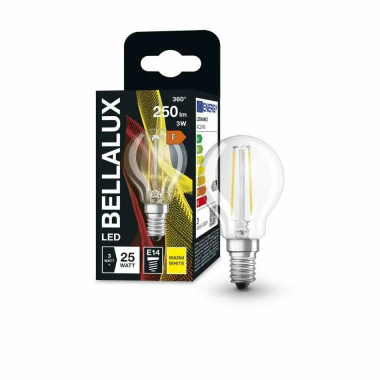 BELLALUX® LED E14 2,5 watt 2700 kelvin 250 lumen