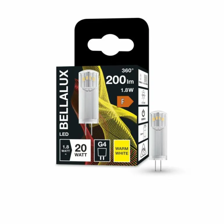 BELLALUX® LED G4 1,8 watt 2700 kelvin 200 lumen