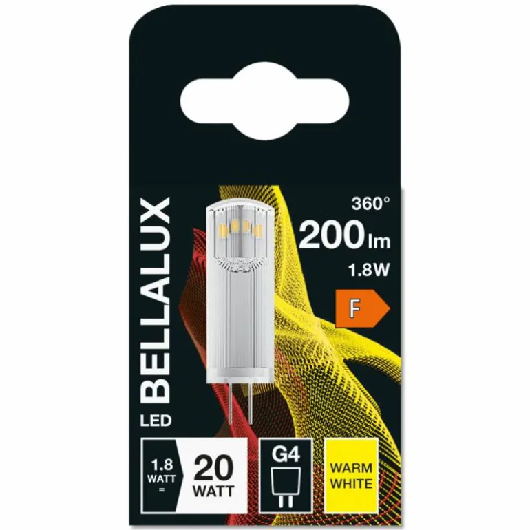 BELLALUX® LED G4 1,8 watt 2700 kelvin 200 lumen