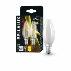 BELLALUX® Lot de 2 LED E14 4 watt 2700 kelvin 470 lumen