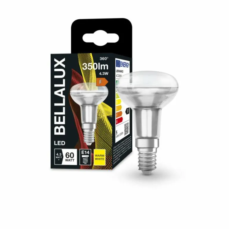 BELLALUX® R50 LED E14 4,3 watt 2700 kelvin 350 lumen