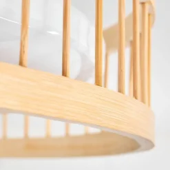 Benasal Plafonnier, Ventilateur de plafond lumineux Écru, Blanc, 1 lumière, Télécommandes