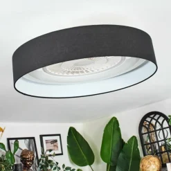 Benesal Plafonnier, Ventilateur de plafond lumineux LED Blanc, 1 lumière, Télécommandes