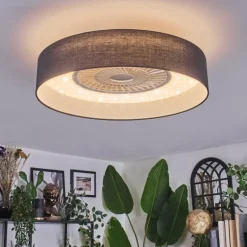 Benesal Plafonnier, Ventilateur de plafond lumineux LED Blanc, 1 lumière, Télécommandes