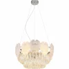 Benjamin Lustre Luminaires Globo Lighting Chrome, 8 lumières