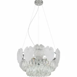 Benjamin Lustre Luminaires Globo Lighting Chrome, 8 lumières