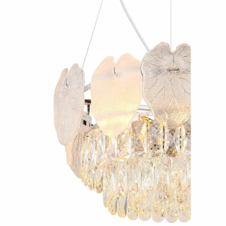 Benjamin Lustre Luminaires Globo Lighting Chrome, 8 lumières