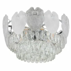 Benjamin Plafonnier Luminaires Globo Lighting Chrome, 8 lumières