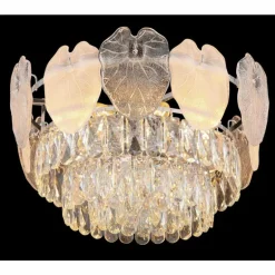 Benjamin Plafonnier Luminaires Globo Lighting Chrome, 8 lumières