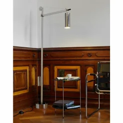 BH 23 Tecnolumen Lampadaire Nickel mat, 1 lumière