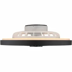 Blizzak Ventilateur de plafond lumineux Luminaires Globo Lighting LED Noir, 1 lumière, Télécommandes