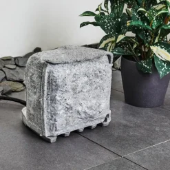 Bloc de prises électriques d'extérieur Tinú Noir, Pierre