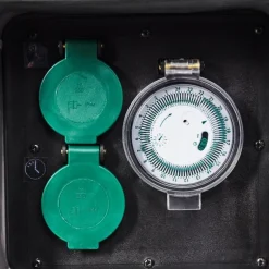 Bloc de prises électriques d'extérieur Tinú Noir, Pierre