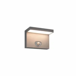 Blyde Applique murale Luminaires Trio LED Anthracite, 1 lumière, Détecteur de mouvement
