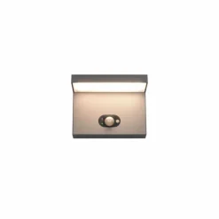 Blyde Applique murale Luminaires Trio LED Anthracite, 1 lumière, Détecteur de mouvement