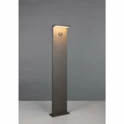 Blyde Lampadaire d'extérieur Luminaires Trio LED Anthracite, 1 lumière, Détecteur de mouvement
