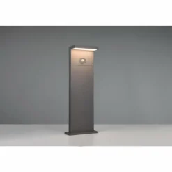 Blyde Lampadaire d'extérieur Luminaires Trio LED Anthracite, 1 lumière, Détecteur de mouvement
