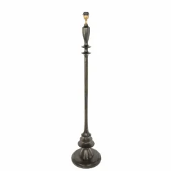 Bois Lampadaire Luminaires Steinhauer Noir, 1 lumière