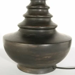 Bois Lampe à poser Luminaires Steinhauer Noir, 1 lumière