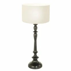 Bois Lampe à poser Luminaires Steinhauer Noir, 1 lumière